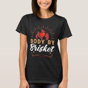 Camiseta Corpo por Churrasco Funny Funny Fumador Barbecue P