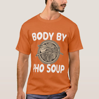 Camiseta Corpo Por Phou Sopa Comida Vietnamita de Macarrão 