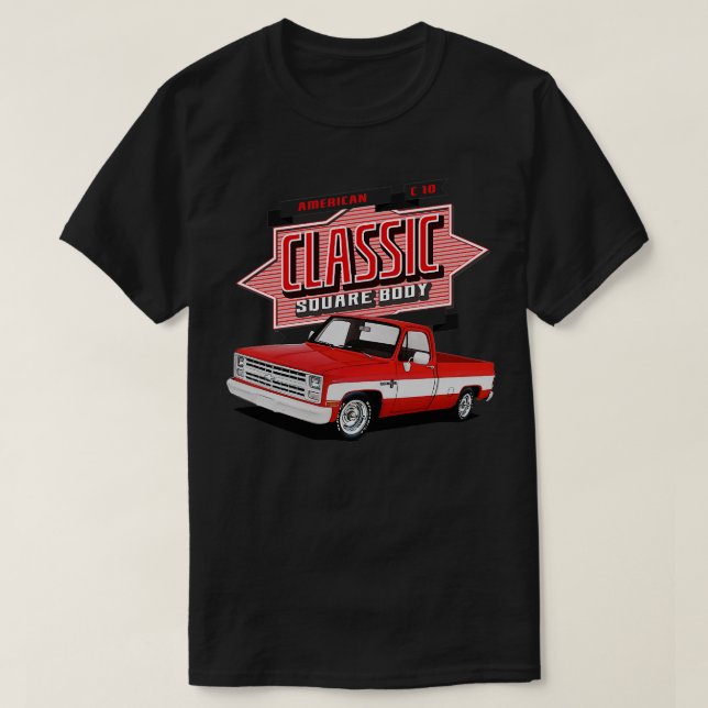 Camiseta corpo quadrado clássico (Frente do Design)