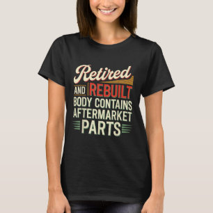 Camiseta Corpo Reformado E Reconstruído Contém Parte Do Mer