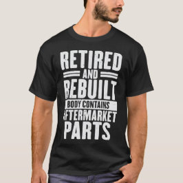 Camiseta Corpo Reformado E Reconstruído Contém Parte Do Mer