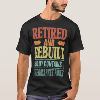 Camiseta Corpo Reformado e Reconstruído Contém Peça de Repo