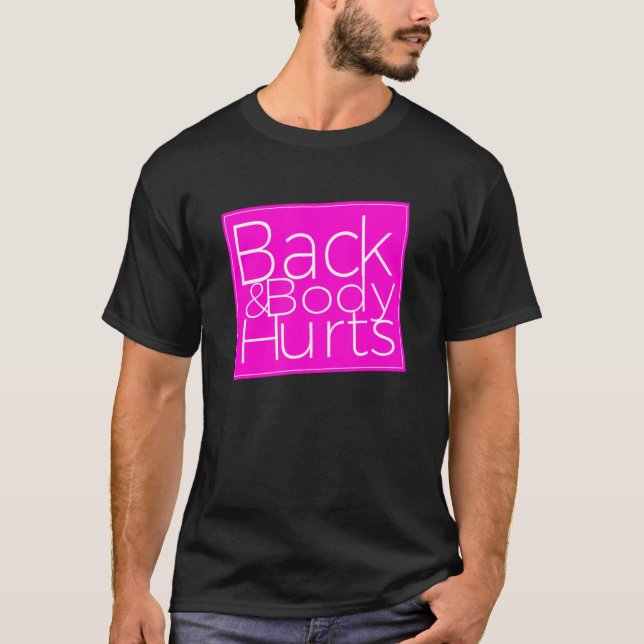 Camiseta Corpo Traseiro Dói Sarcástico 1 (Frente)