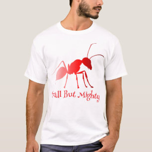 Camiseta Corpo vermelho de formiga e pernas com gradiente