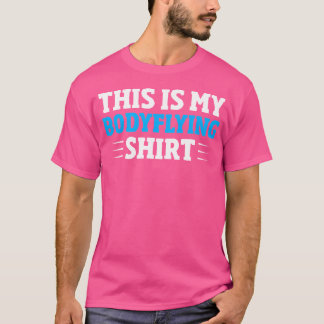 Camiseta Corpo Voando Engraçado Skydiver - Voo Portajado no