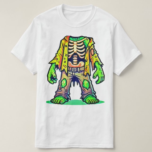 Camiseta Corpo Zombie (Frente do Design)
