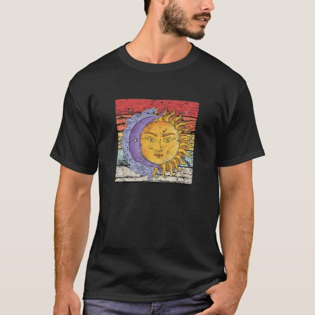 Camiseta Corpos Celestes Galáxia Sol Astronomia da Lua - Tr (Frente)