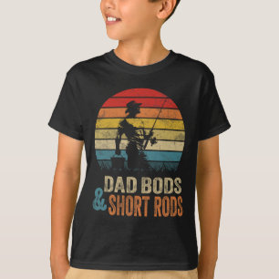 Camiseta Corpos de Papai e Varas Curtas Retro Pesca Corpos