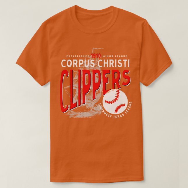 Camiseta Corpus Christi Clippers (Frente do Design)
