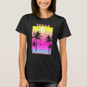 Camiseta Corpus Christi Texas Tx Summer Vintage Sunset