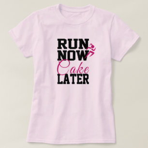 Camiseta Corra Agora Bolo Depois