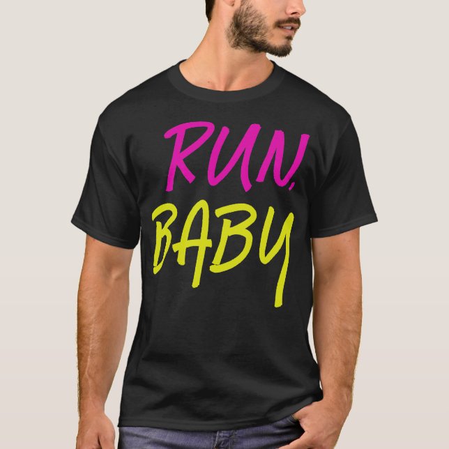 Camiseta Corra Bebê meia maratona (Frente)
