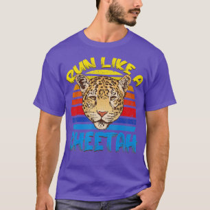 Camiseta Corra Como Cheetahs Gata Chita