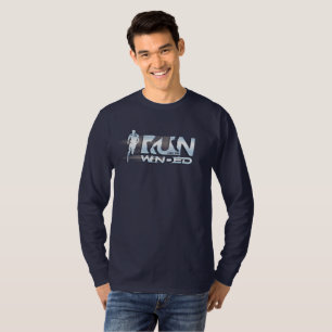 Camiseta Corra Como O Ventado   Manga Longa Masculina