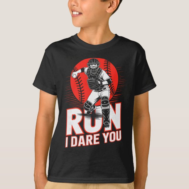 Camiseta Corra Eu Desafio Você Vender Receptor Engraçado Ve (Frente)
