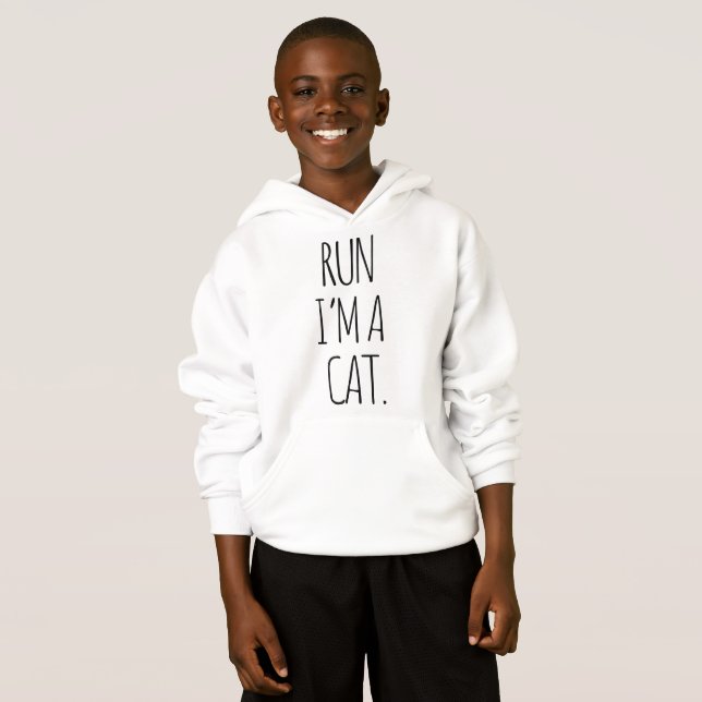 CAMISETA CORRA EU SOU UM GATO   (Frente Completa)