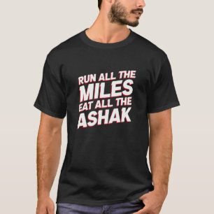 Camiseta Corra todos os quilômetros coma todo o barulho de