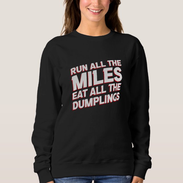 Camiseta Corra Todos os Quilômetros Coma Todos os Bolinhos  (Frente)