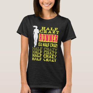 Camiseta Corre Engraçado Meia Maratona Correndo Sarcástico