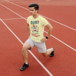 Camiseta Corre? Eu Pensei Que Você Disse Rum Funny Runners