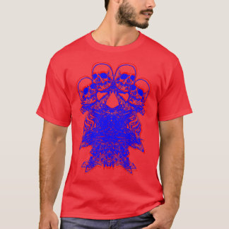 Camiseta Correção de Esqueleto de Falha Trippy EBoy EGirl P