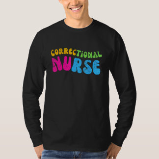 Camiseta Correctional Nurse Work School Team Squad Women