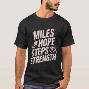 Camiseta Corredor Conscientização Câncer Mama Correndo Fita