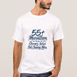 Camiseta Corredor de Maratona 55+ Mais Forte e Sábio Perseg