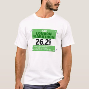 Camiseta Corredor de maratona de Londres, 26,2 milhas
