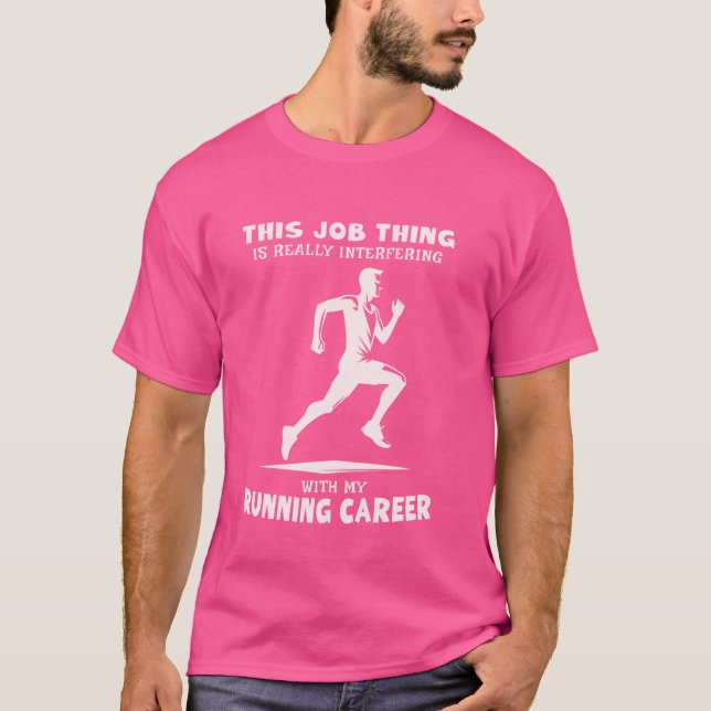 Camiseta Corredor de Maratona Engraçado Corrida de 5K (Frente)
