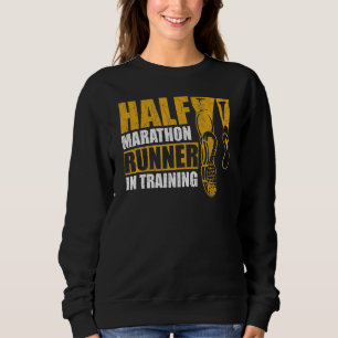 Camiseta Corredor De Meia Maratona Na Cotação De Treinament