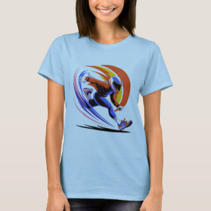 Camiseta Corredor Dinâmico de Velocidade - Ação Gráfica Fut
