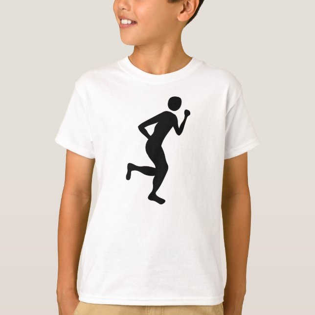 Camiseta Corredor (Homem) - Preto (Frente)