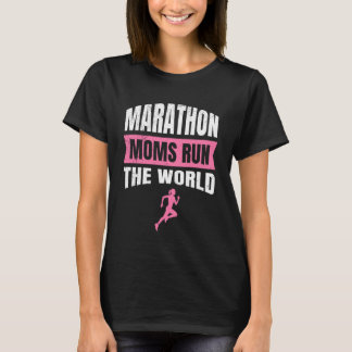 Camiseta Corredor MARATONA MÃES CORREM O MUNDO Divertida Ma