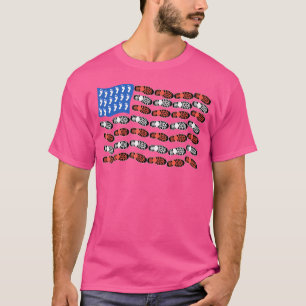 Camiseta Corredor Patriótico Correndo Bandeira Americana 4