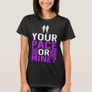 Camiseta Corredor Pega Linha Seu Ritmo Ou Minha Funny Runni