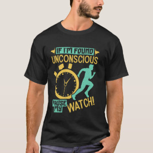 Camiseta Corredor SE EU FOR ENCONTRADO INCONSCIENTE PAUSAR 