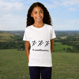 Camiseta Corredores Running do slogan do amor