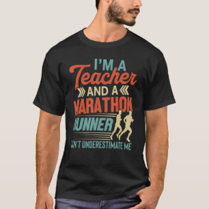 Camiseta Corredores, sou professor e corredor de maratona