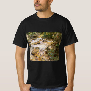 Camiseta Córrego de Truta no Tirol por John Singer Sargent
