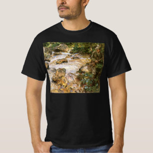 Camiseta Córrego de Truta no Tirol por John Singer Sargent