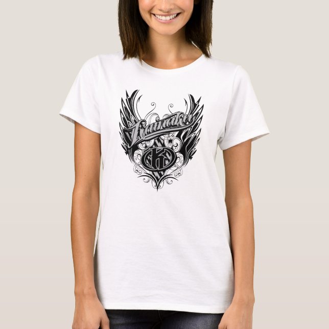 Camiseta Correia de espaguetes cabida Bella de Kainaku (Frente)