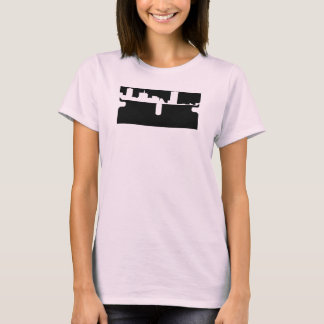 Camiseta Correia de espaguetes da lâmina