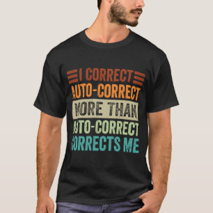 Camiseta Correio Automaticamente Mais Do Que Corr De Correç