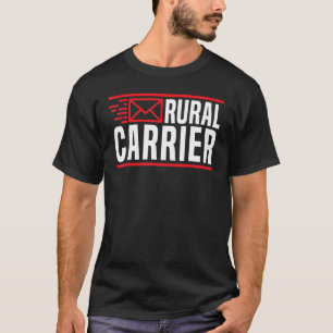 Camiseta Correio de Correio do Transportador Rural Postal d