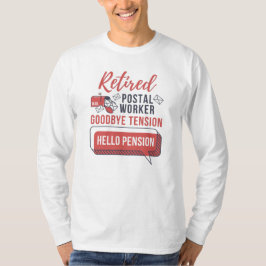 Camiseta Correio do Correio do Correio aposentado