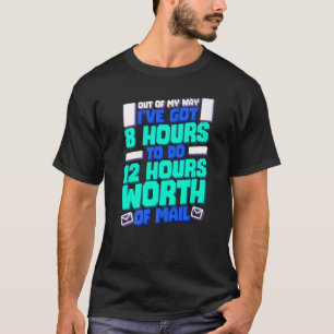 Camiseta Correio do Empregado do Postman Postal Enviado pel