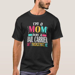 Camiseta Correio Mãe Trabalhadora Postal Escritório de Post
