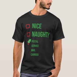 Camiseta Correio Postal Carrier Funny Pajama Natal