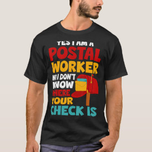 Camiseta Correio Trabalhador Postal Mail Carrier Posto Offi